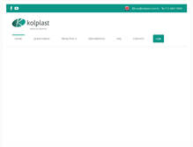 Tablet Screenshot of kolplast.com.br