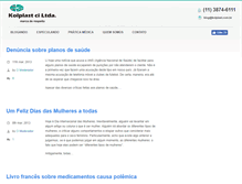 Tablet Screenshot of blog.kolplast.com.br